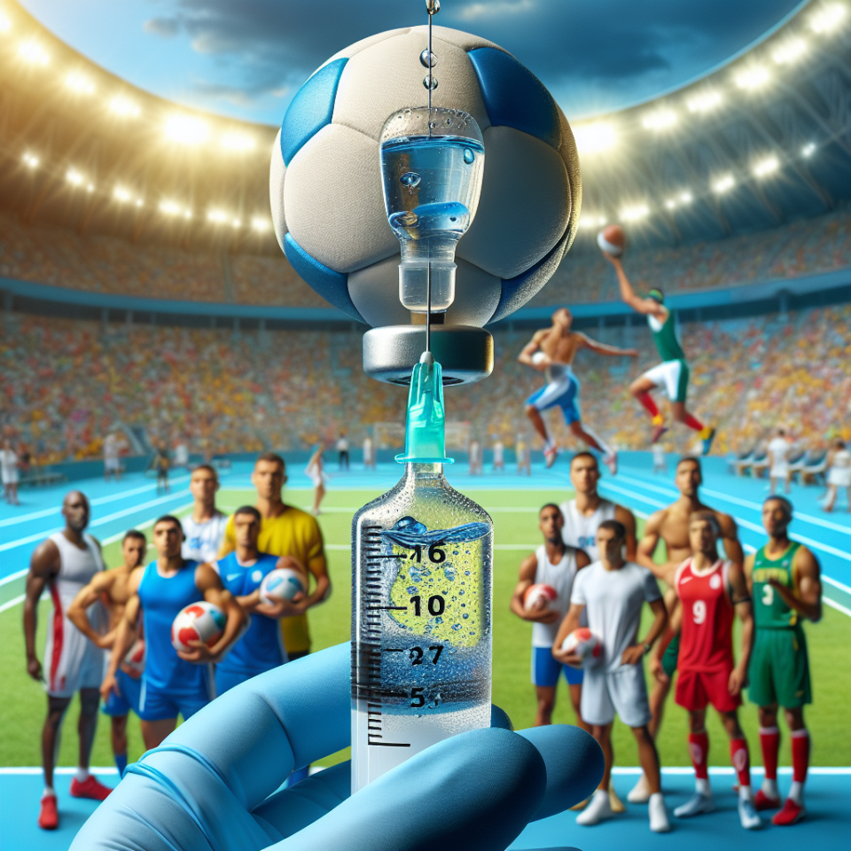 Bactericidal water injections: natural approach to boost sports performance