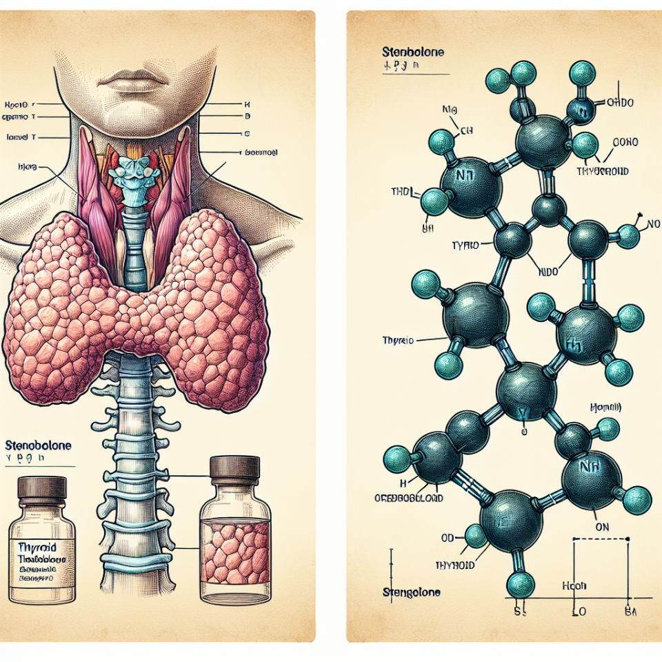Thyroid function and stenbolone